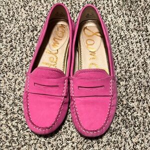 Sam Edelman Pink Suede Flats